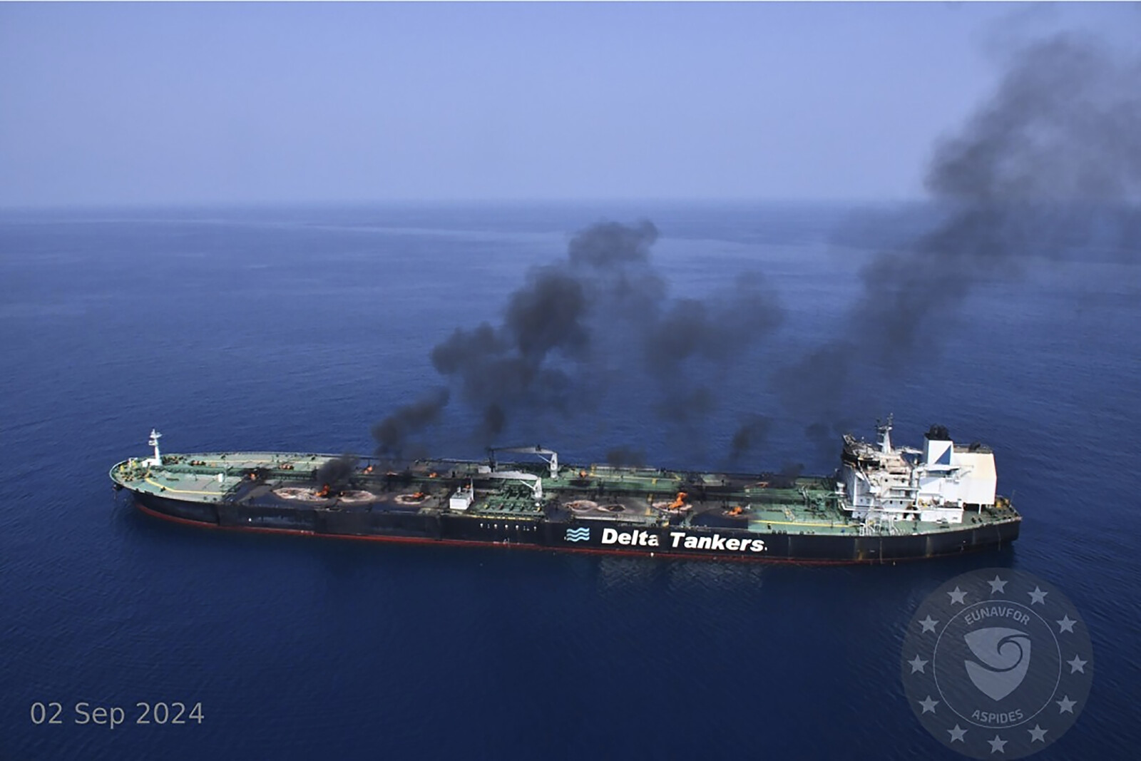 Oil Tanker Attacked in the Red Sea Being Salvaged