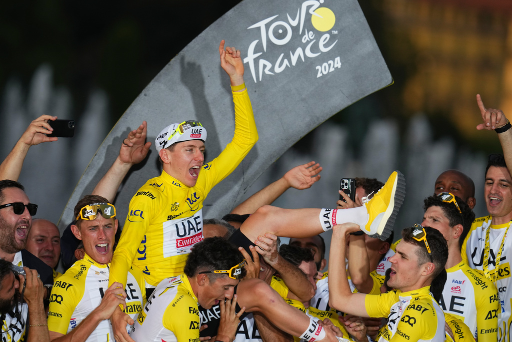 Pogacar crowned his tour triumph with a new stage win