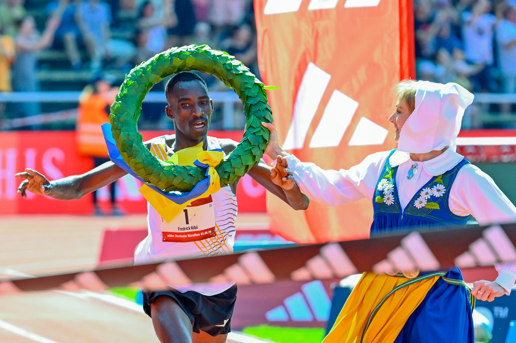 Kenyans at the top of Stockholm Marathon