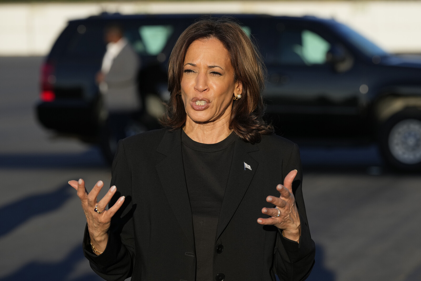 Harris: Not easing the pressure for a ceasefire