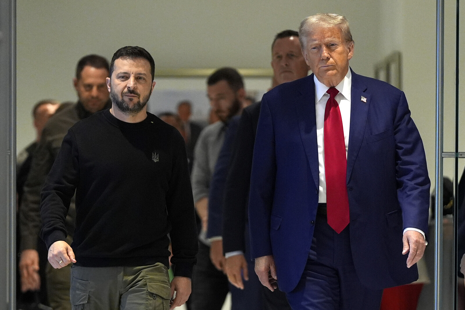 Zelensky "grateful" after meeting with Trump