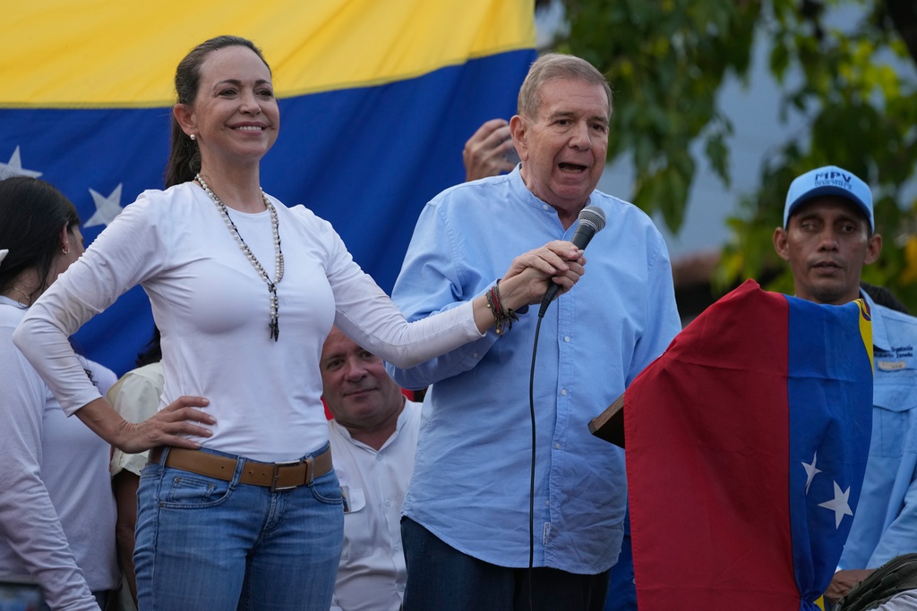 The opposition candidate: Step aside, Maduro